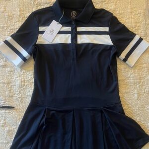 Navy and White Polo Shirt